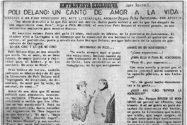 Poli Délano, un canto de amor a la vida