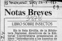 Libro sobre insectos  [artículo].