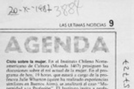 Agenda  [artículo].