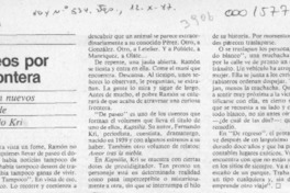 Paseos por la frontera  [artículo].