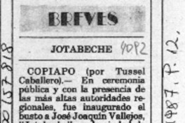 Jotabeche  [artículo] Tussel Caballero.