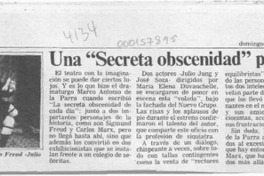 Una "Secreta obscenidad" para reír y pensar  [artículo] G. J.