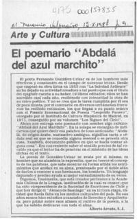 El poemario "Albalá del azul marchito"  [artículo] Alberto Arraño.