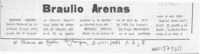Braulio Arenas  [artículo].
