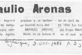 Braulio Arenas  [artículo].