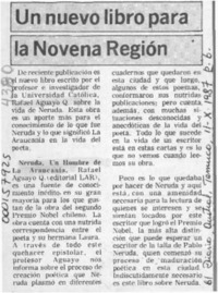 Un Nuevo libro para la Novena Región  [artículo].