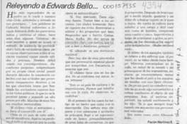 Releyendo a Edwards Bello --