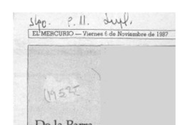 De la Parra provoca polémica en Canadá  [artículo].