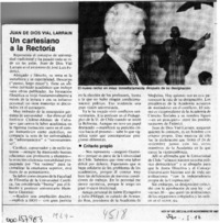 Un cartesiano a la rectoría  [artículo] C. L.