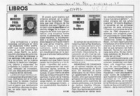 Libros  [artículo] H. V. M.