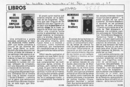 Libros  [artículo] H. V. M.