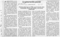 La generación puente  [artículo] Sergio Bitar.