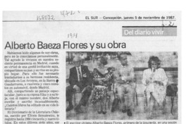 Alberto Baeza Flores y su obra  [artículo] Cronos.