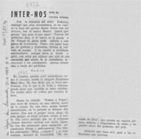 Inter - Nos  [artículo] Enrique Neiman.