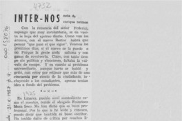 Inter - Nos  [artículo] Enrique Neiman.