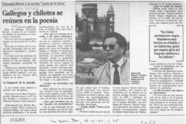 Gallegos y chilotes se reúnen en la poesía  [artículo] Maura Brescia.