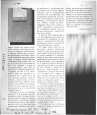 Informe sobre la educación superior en Chile  [artículo] Carmen Barrera.