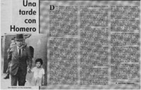 Una tarde con Homero