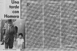 Una tarde con Homero