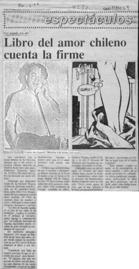Libro del amor chileno cuenta la firme  [artículo].