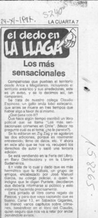 Los Más sensacionales  [artículo].