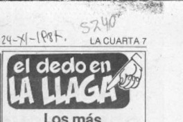 Los Más sensacionales  [artículo].