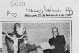 Iglesia Católica lanzó nuevo libro sobre el Papa en Chile  [artículo].