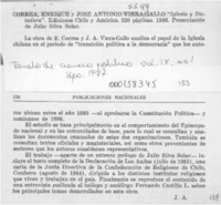 "Iglesia y dictadura"  [artículo] J. A.