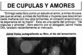 De cúpulas y amores --