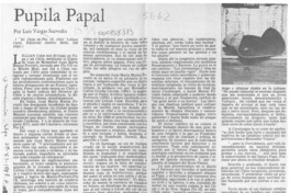 Pupila papal  [artículo] Luis Vargas Saavedra.