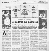 Lo moderno que podría ser  [artículo] Verónica Waissbluth.