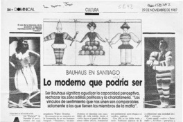 Lo moderno que podría ser  [artículo] Verónica Waissbluth.