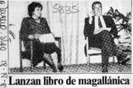 Lanzan libro de magallánica  [artículo].