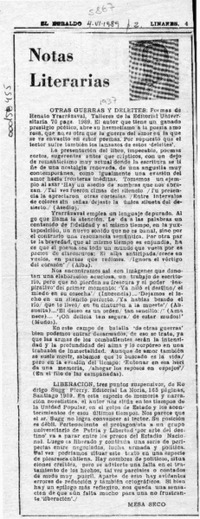 Notas literarias  [artículo] Mesa Seco.