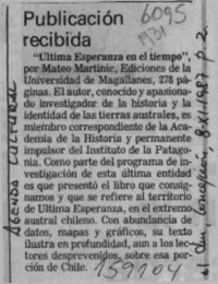 Publicación recibida