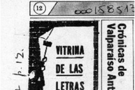 Crónicas de Valparaíso antiguo  [artículo].