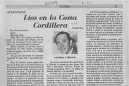 Líos en la costa cordillera  [artículo] Patricio Ríos.