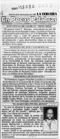 En pocas palabras  [artículo].