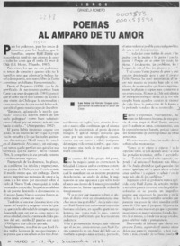 Poemas al amparo de tu amor  [artículo] Graciela Romero.