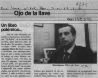 Un Libro polémico --  [artículo].