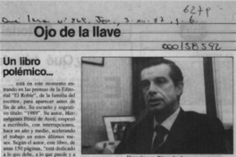 Un Libro polémico --  [artículo].