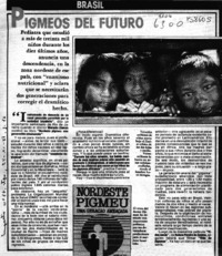 Pigmeos del futuro  [artículo].