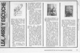 Lea, mire y escuche  [artículo].