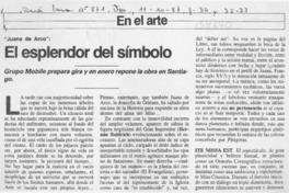 El esplendor del símbolo  [artículo] Ana María Larraín.