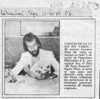 Cartas de la vida en Tarot  [artículo].