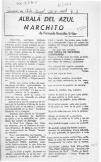Albalá del azul marchito  [artículo] Augusto César Roa Villagra.