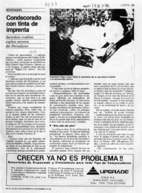 Condecorado con tinta de imprenta  [artículo].