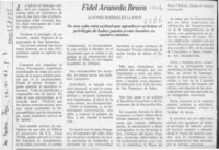 Fidel Araneda Bravo  [artículo] Alfonso Rodríguez Llanos.