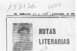 Notas literarias  [artículo] Mesa Seco.
