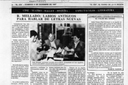 R. Mellado, labios antiguos para hablar de letras nuevas  [artículo].